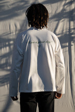 Load image into Gallery viewer, Have a great day Off-White/Pine Green LS Tee