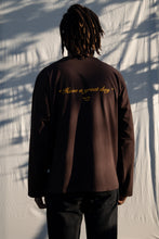 Load image into Gallery viewer, Have a great day Brown/Yellow LS Tee